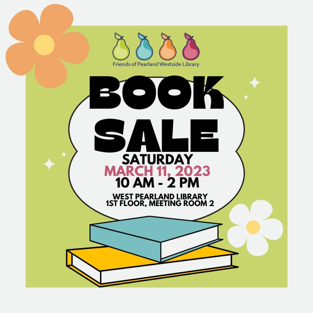 March book sale flyer